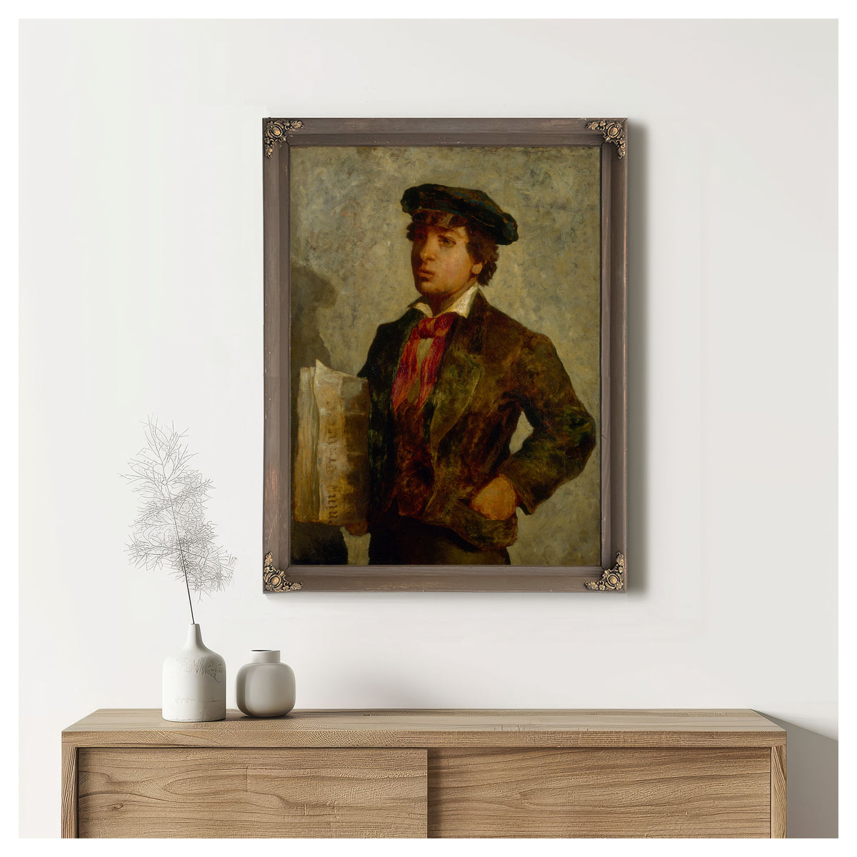 Newspaper Boy By Mitchell Bannister