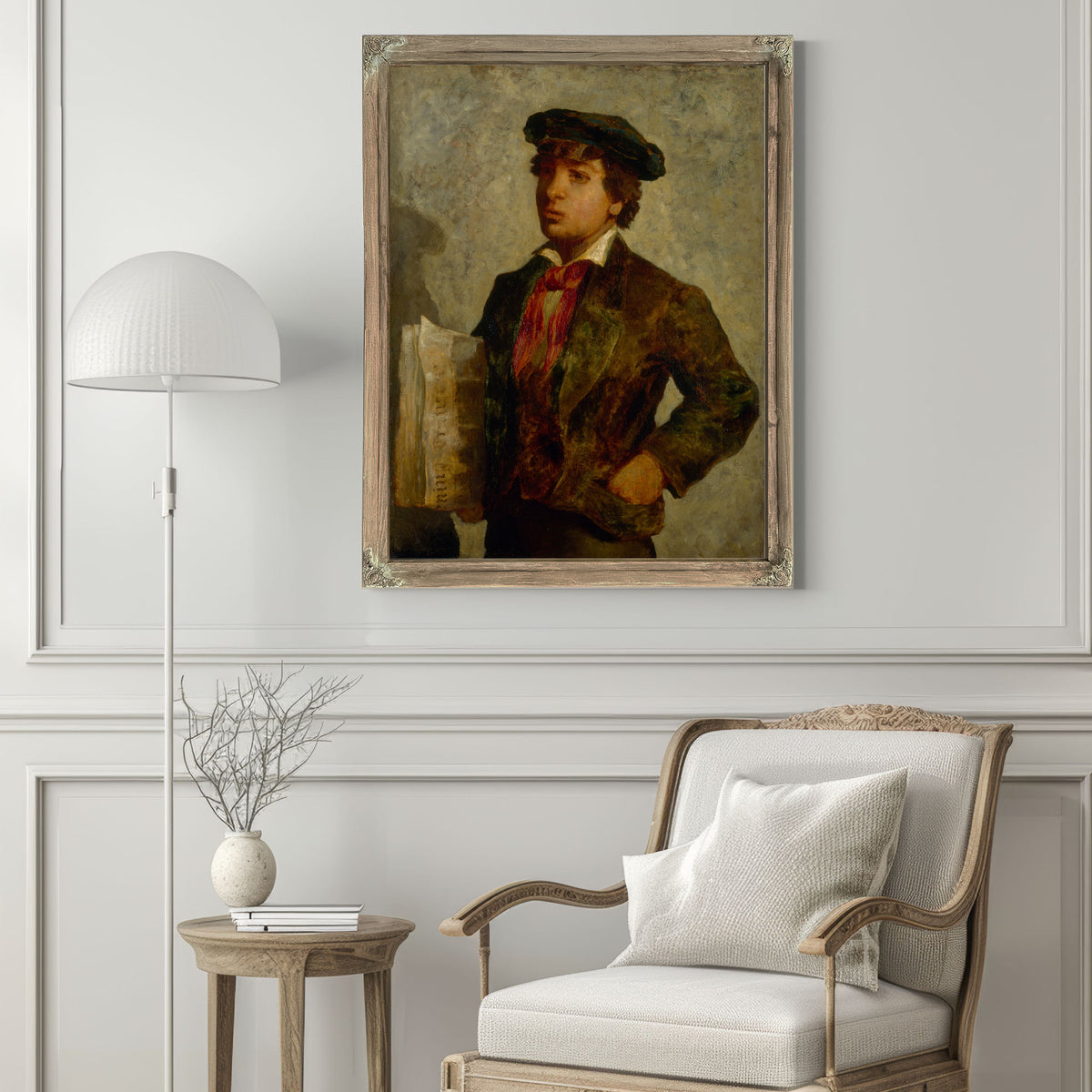 Newspaper Boy By Mitchell Bannister