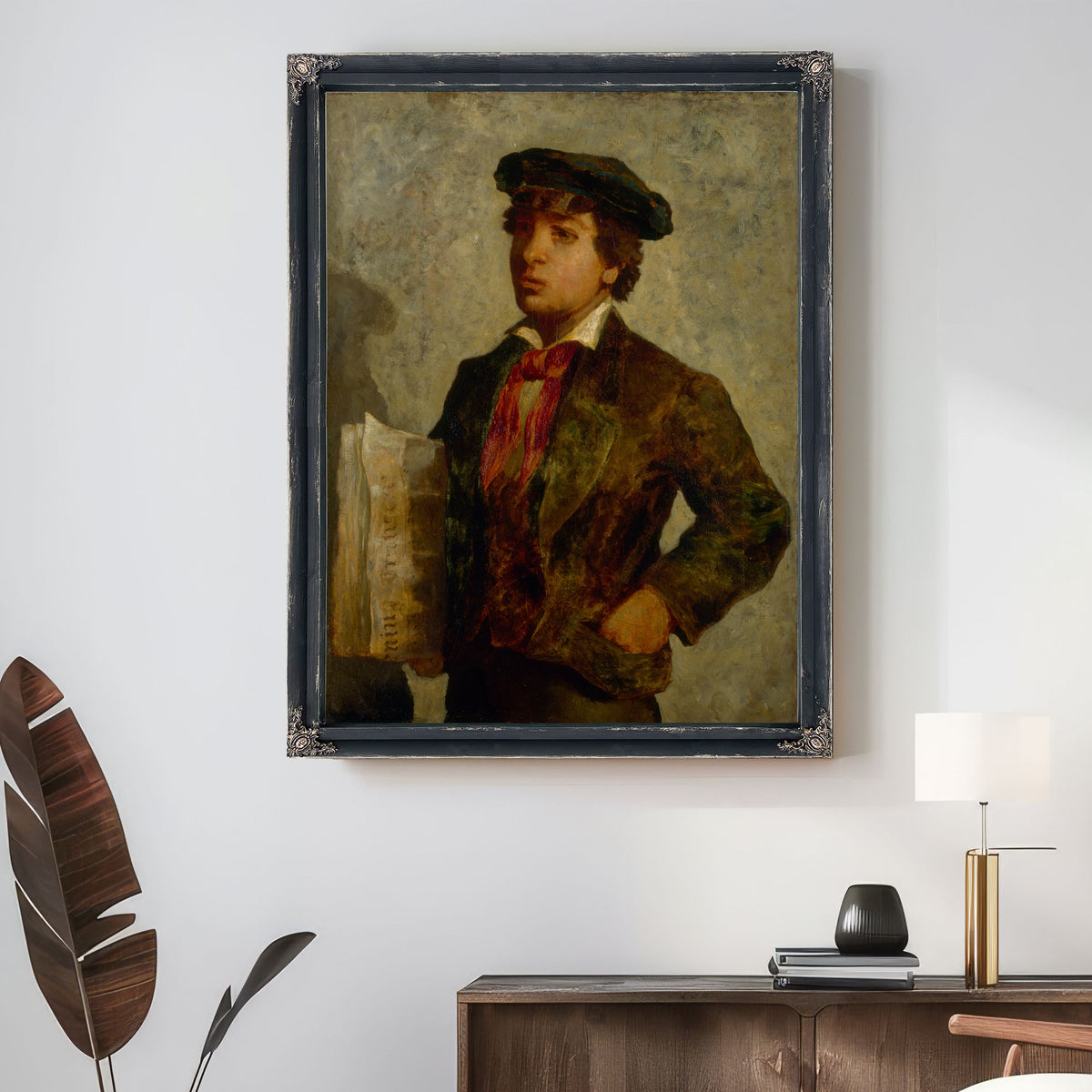 Newspaper Boy By Mitchell Bannister