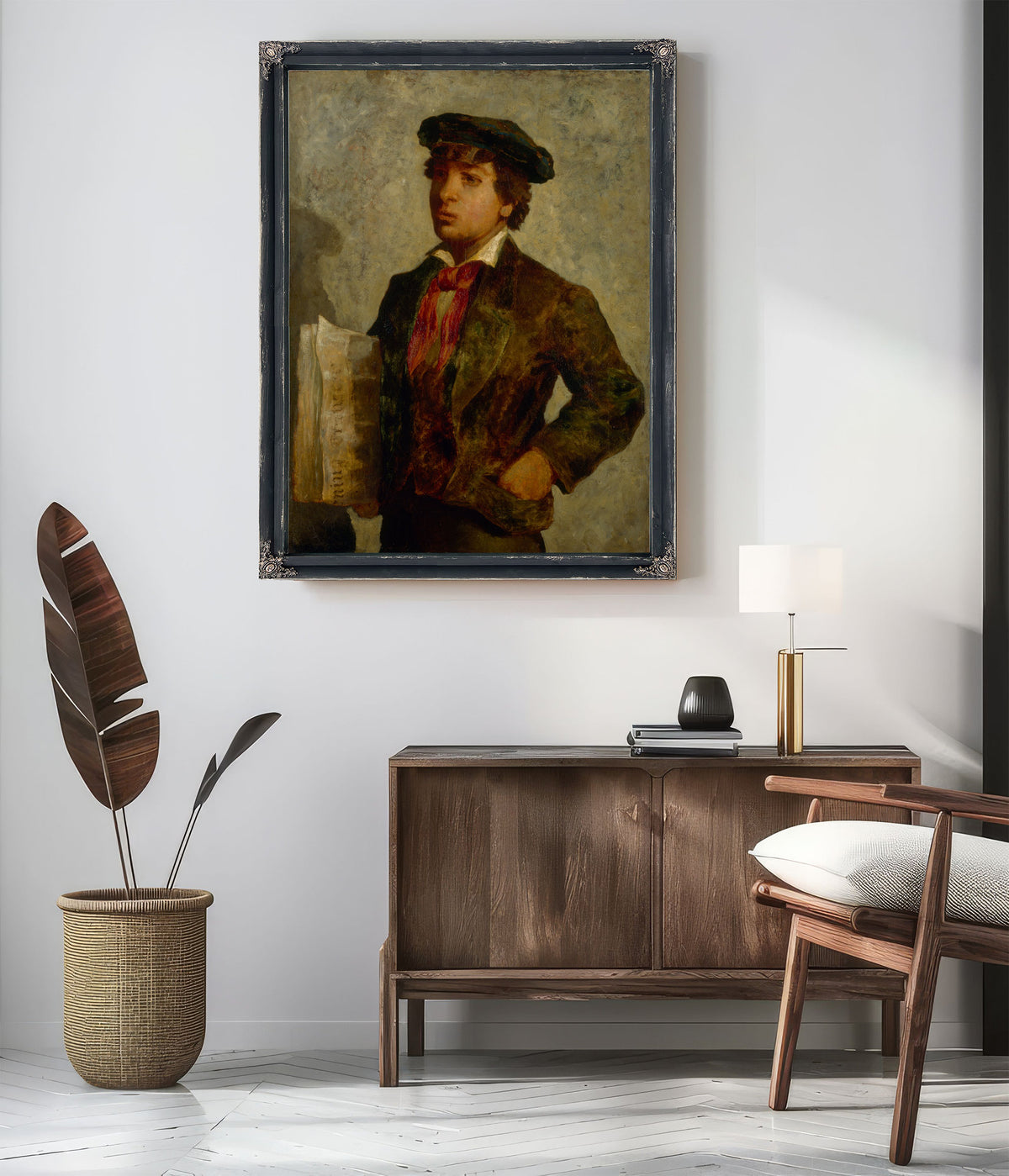 Newspaper Boy By Mitchell Bannister