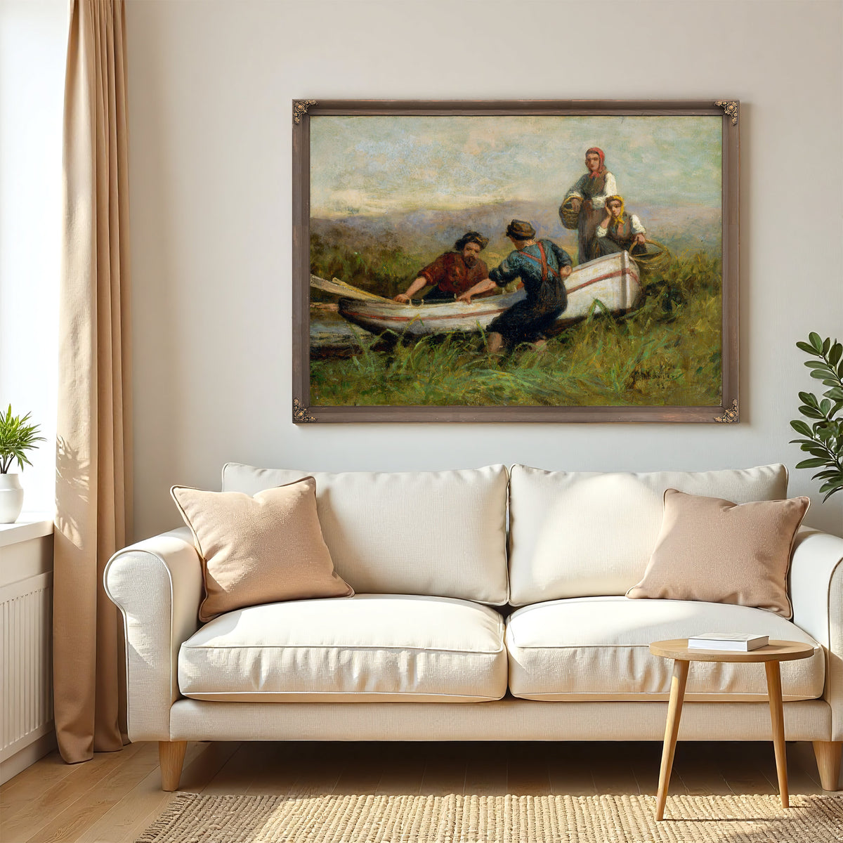 People Near Boat By Mitchell Bannister
