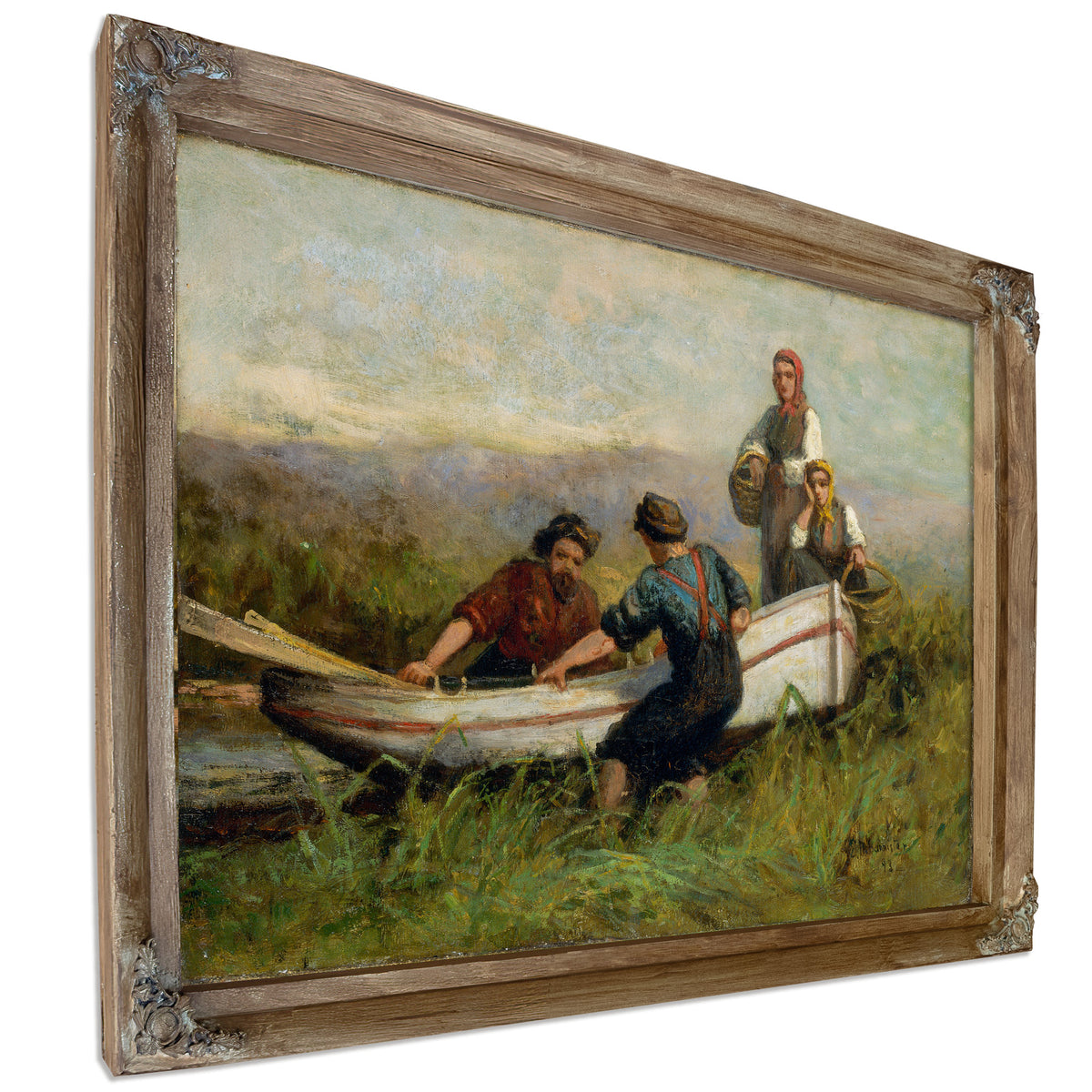 People Near Boat By Mitchell Bannister