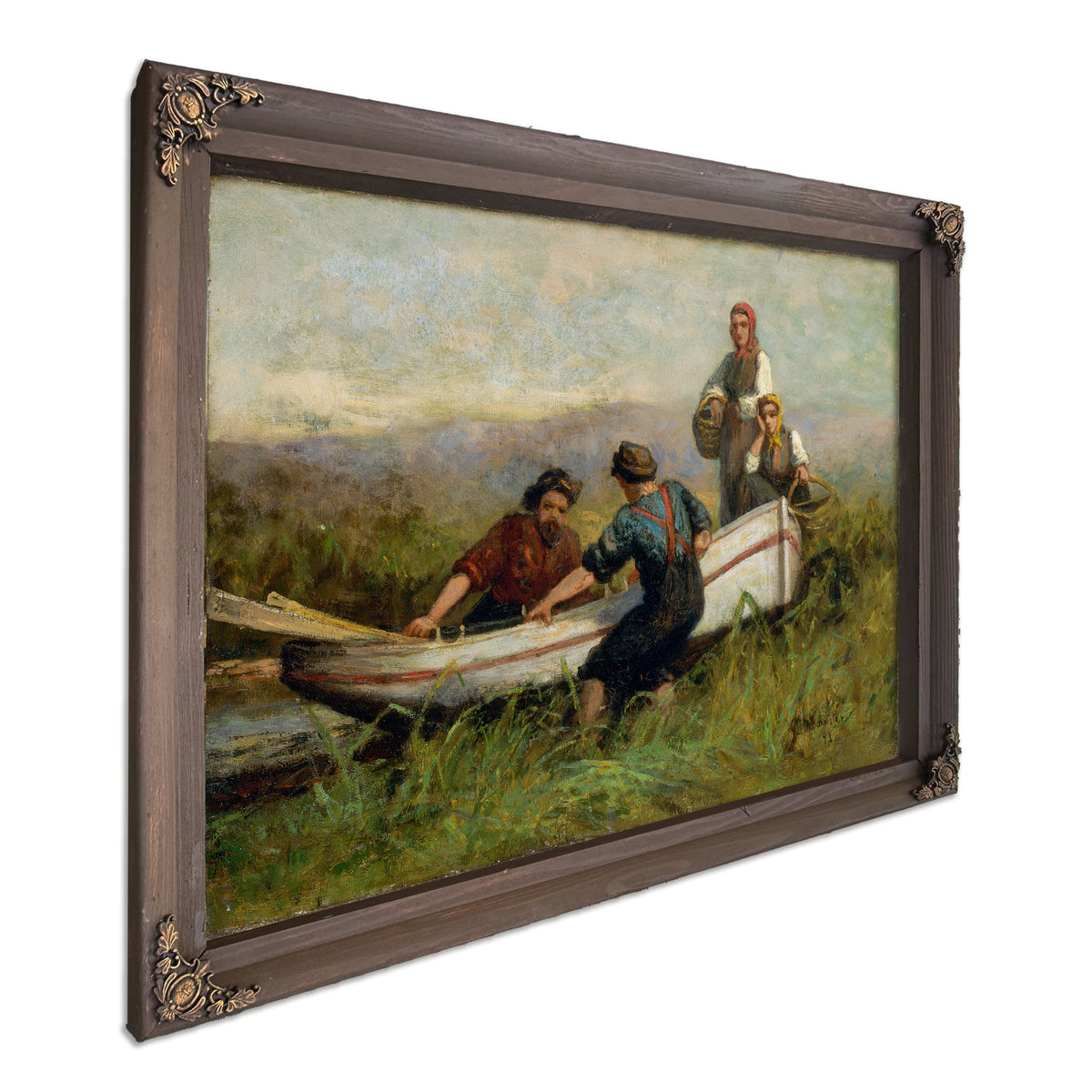 People Near Boat By Mitchell Bannister