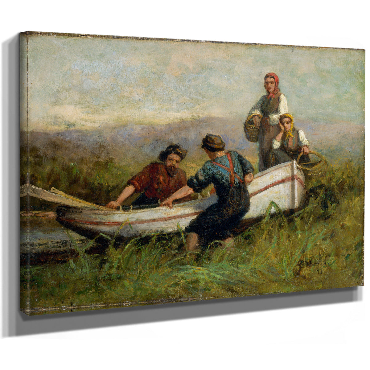 People Near Boat By Mitchell Bannister
