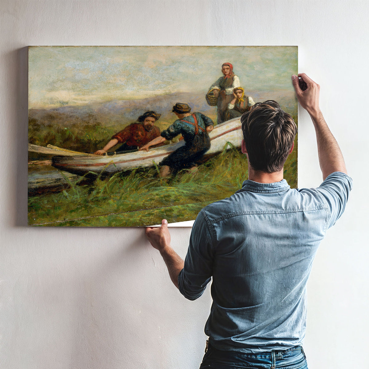 People Near Boat By Mitchell Bannister