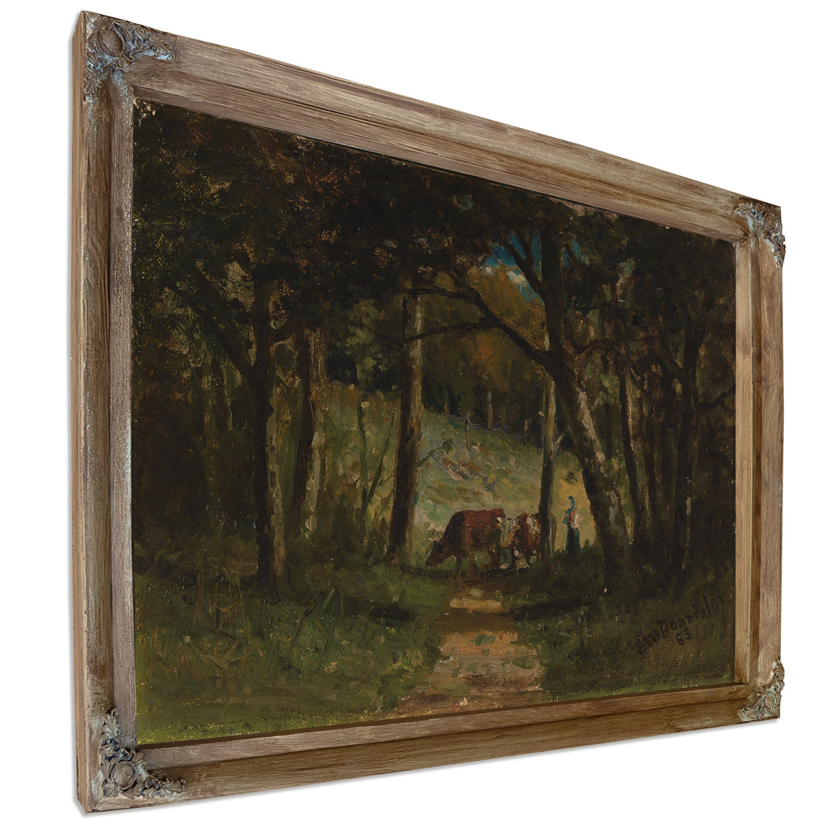 Untitled Cows Path Forest By Mitchell Bannister