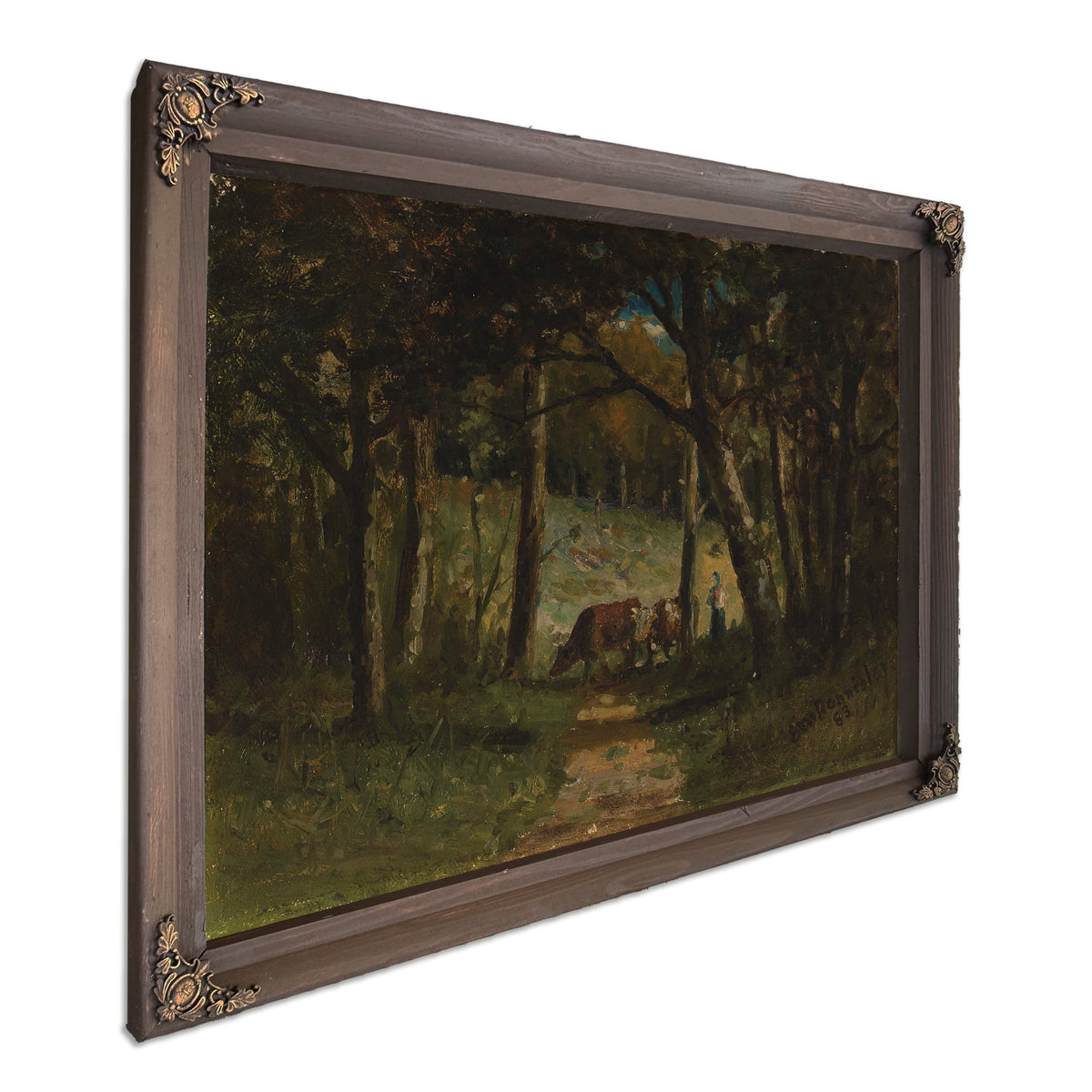 Untitled Cows Path Forest By Mitchell Bannister