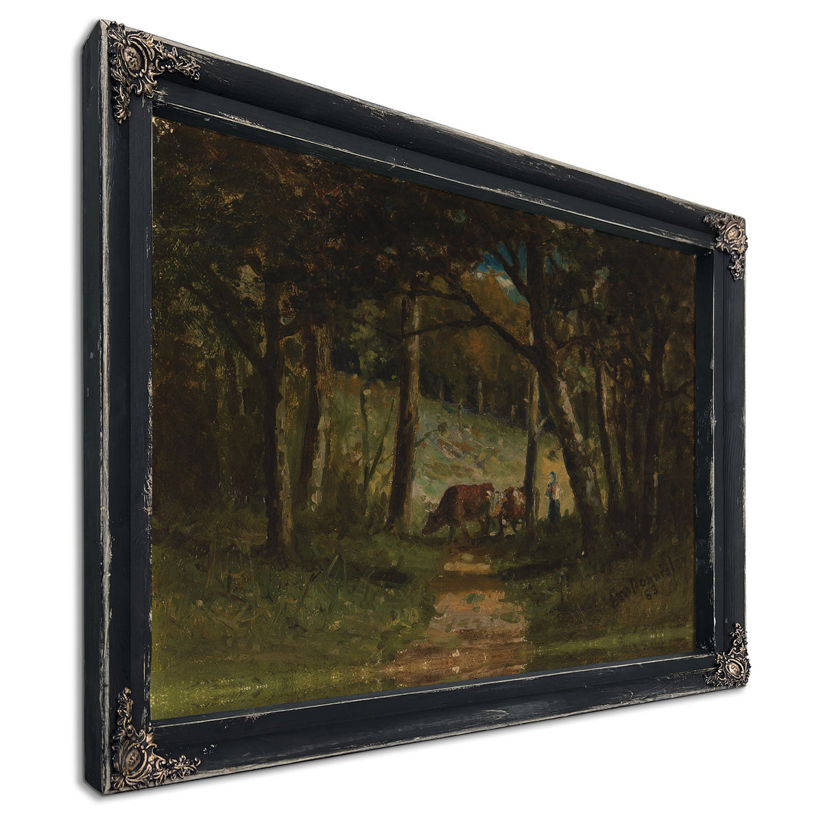 Untitled Cows Path Forest By Mitchell Bannister