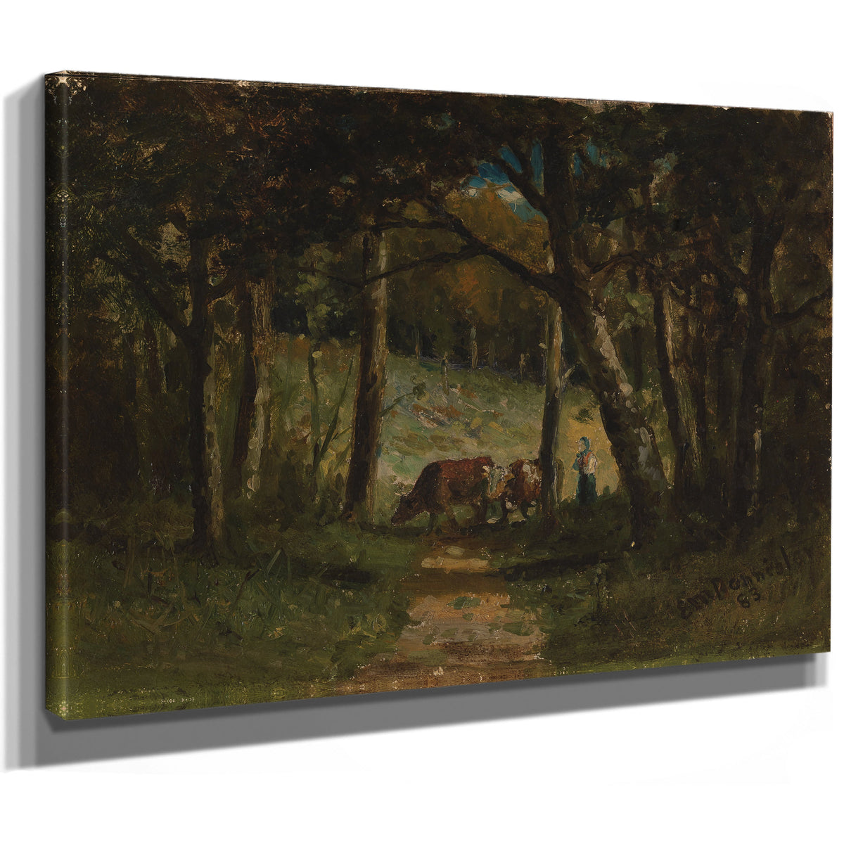 Untitled Cows Path Forest By Mitchell Bannister