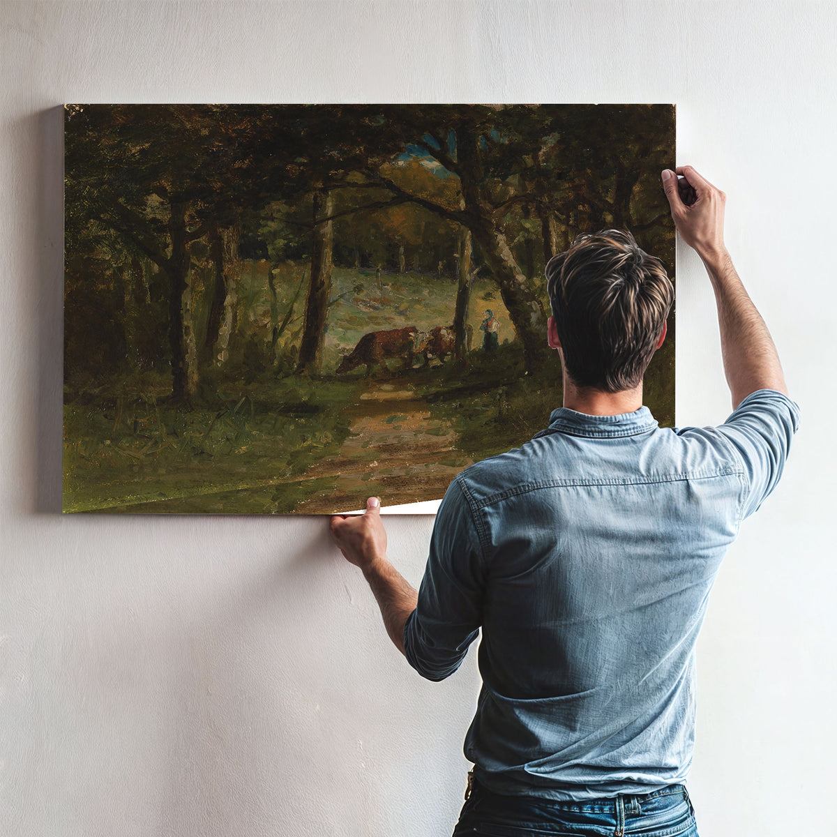Untitled Cows Path Forest By Mitchell Bannister