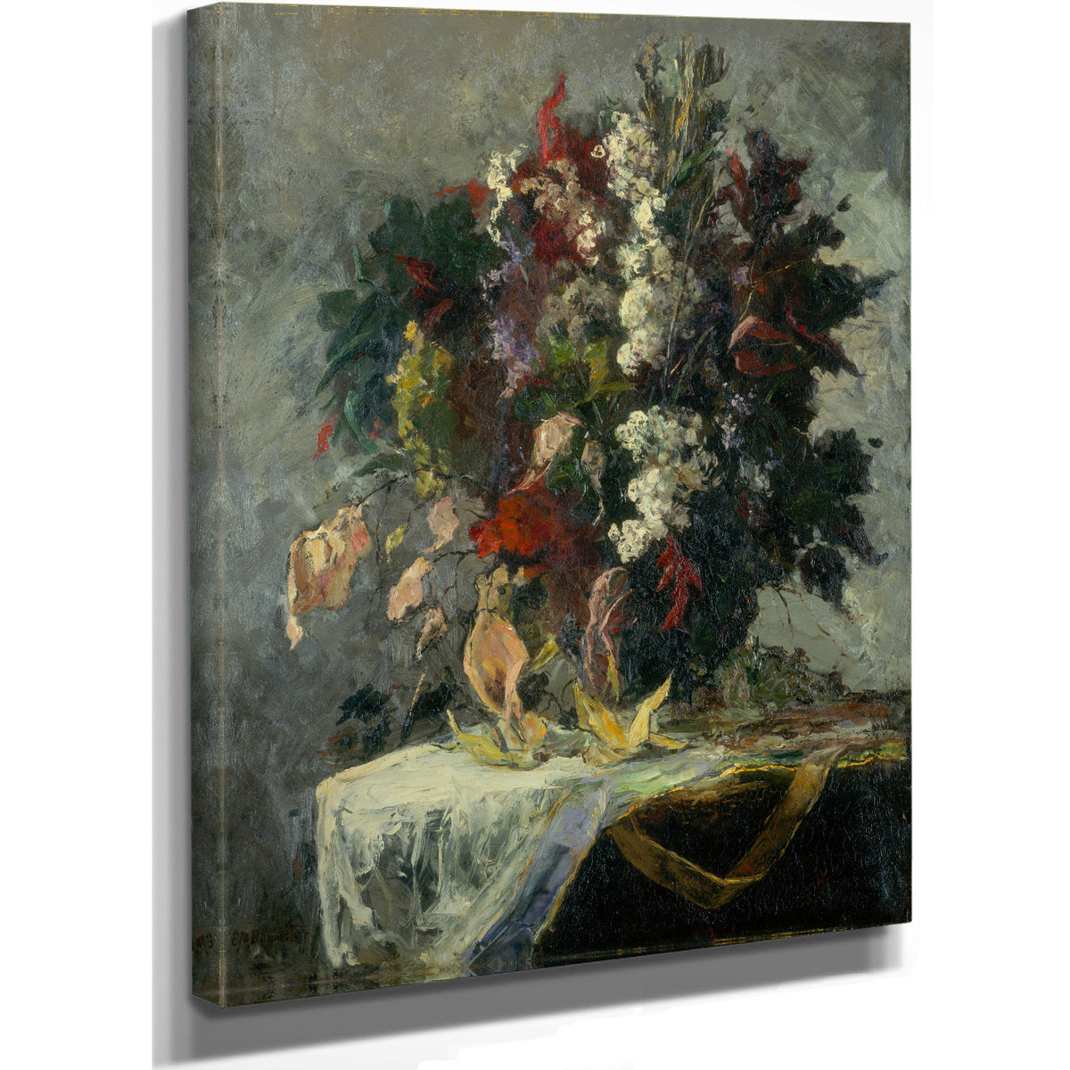 Untitled Floral Still Life By Mitchell Bannister