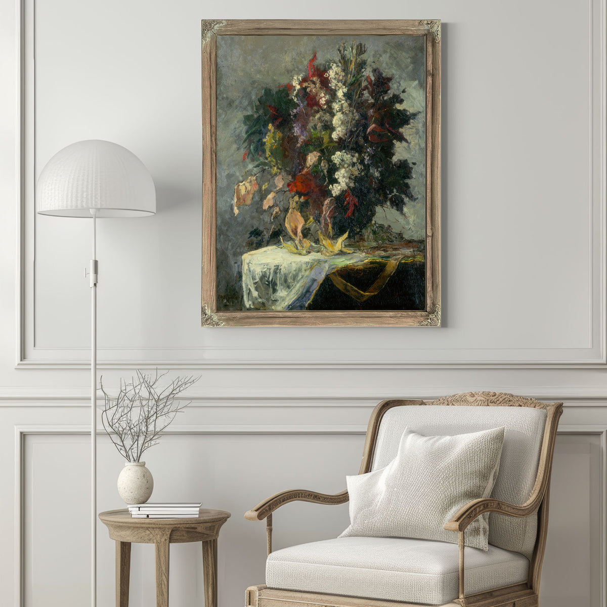 Untitled Floral Still Life By Mitchell Bannister