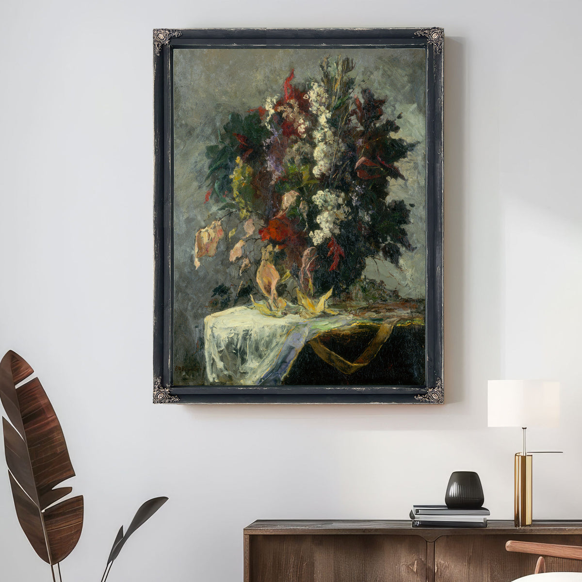 Untitled Floral Still Life By Mitchell Bannister