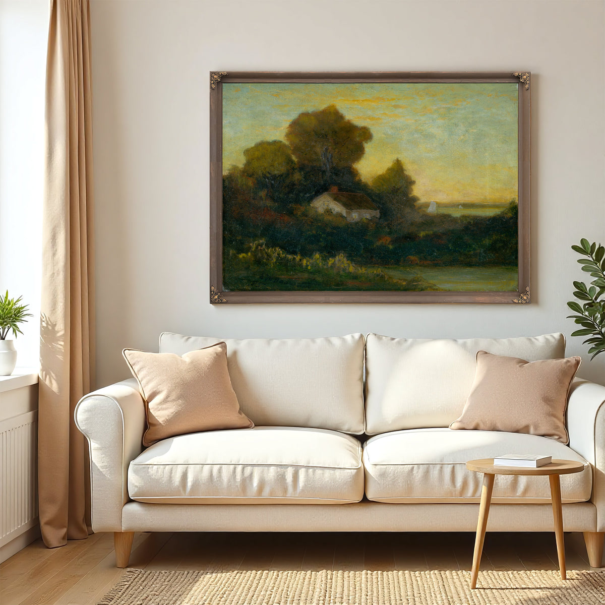 Untitled House Woods Near Lake By Mitchell Bannister