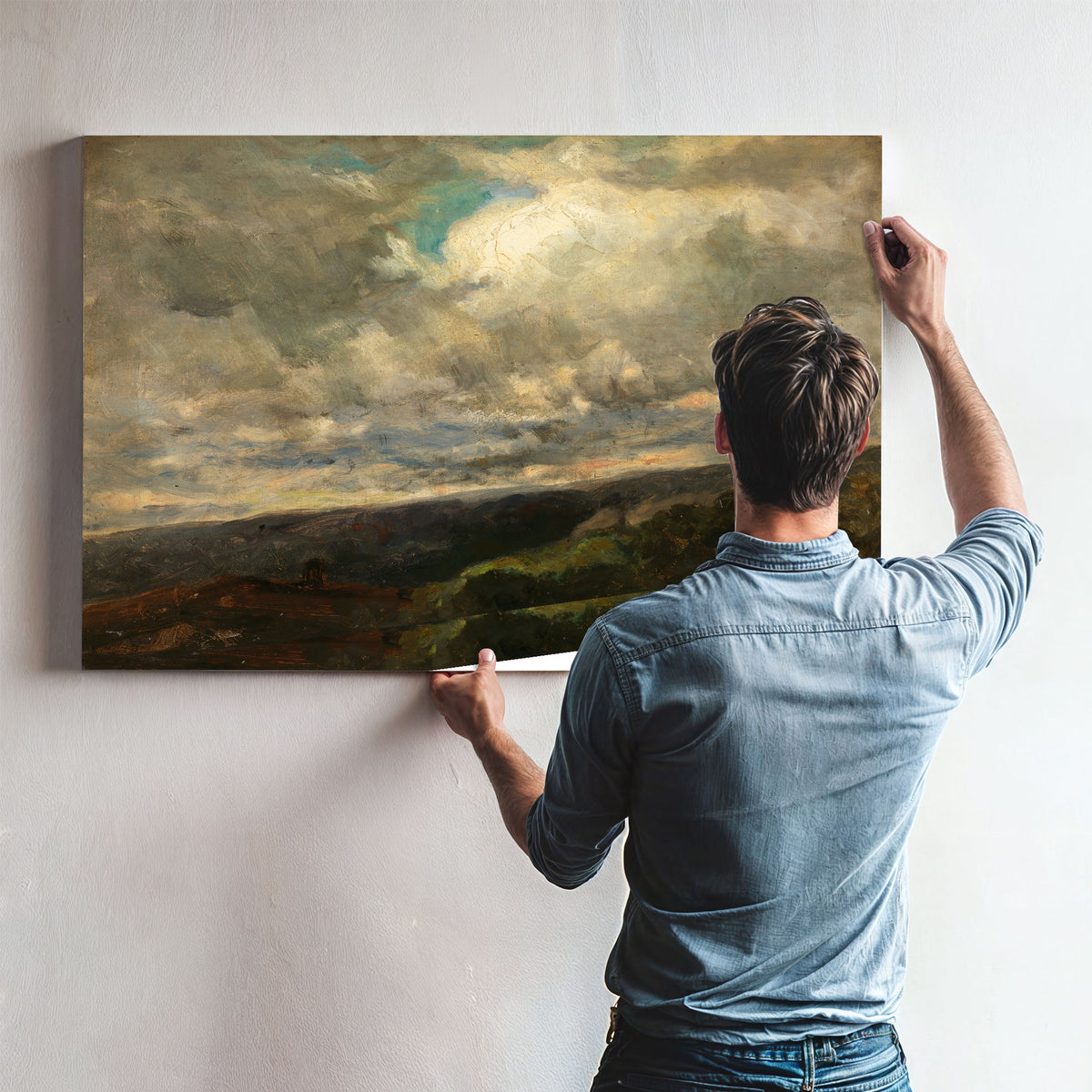 Untitled Landscape Cloudy Sky By Mitchell Bannister
