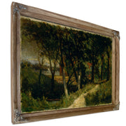 Untitled Landscape Forest Scene Red By Mitchell Bannister
