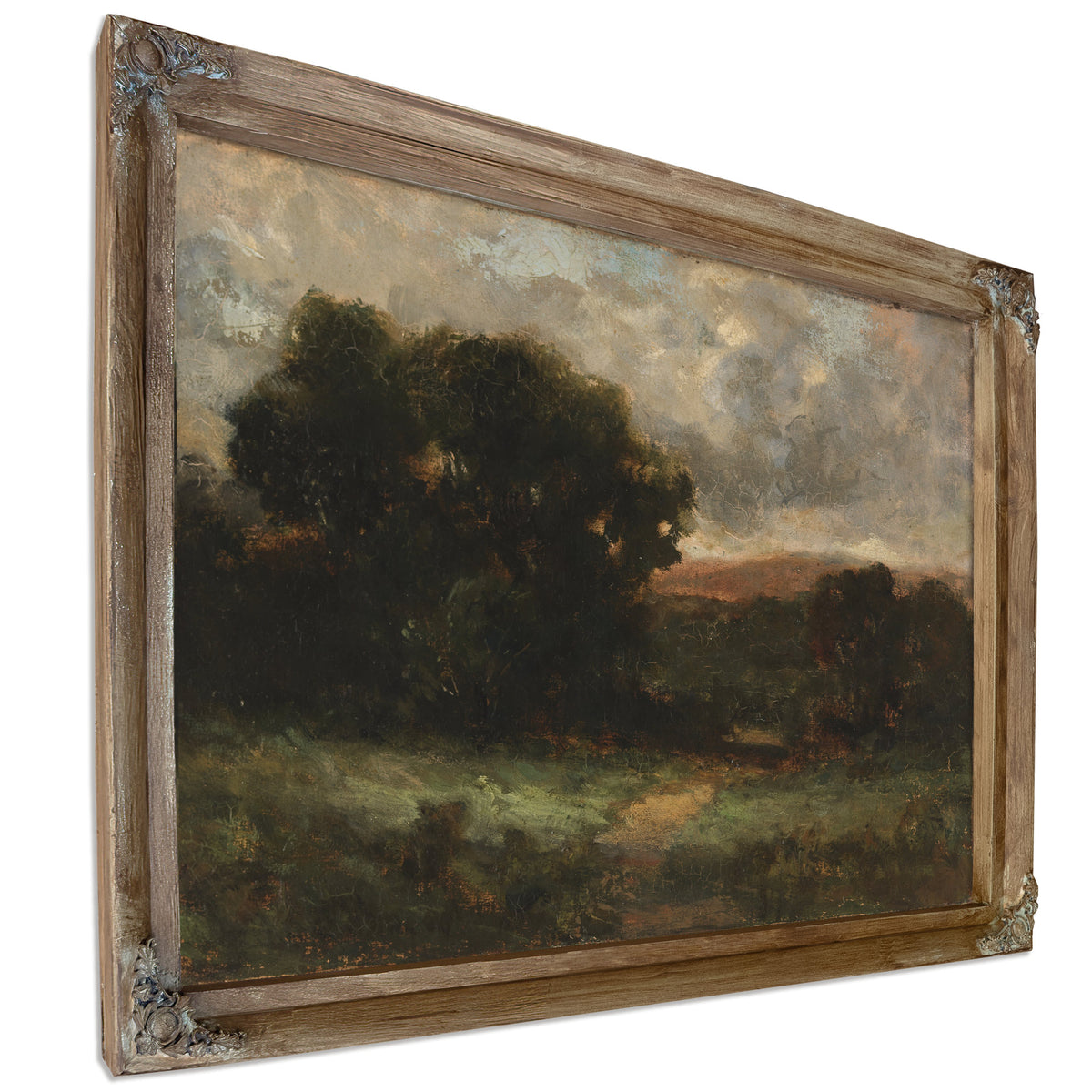 Untitled Landscape Meadow Trees By Mitchell Bannister