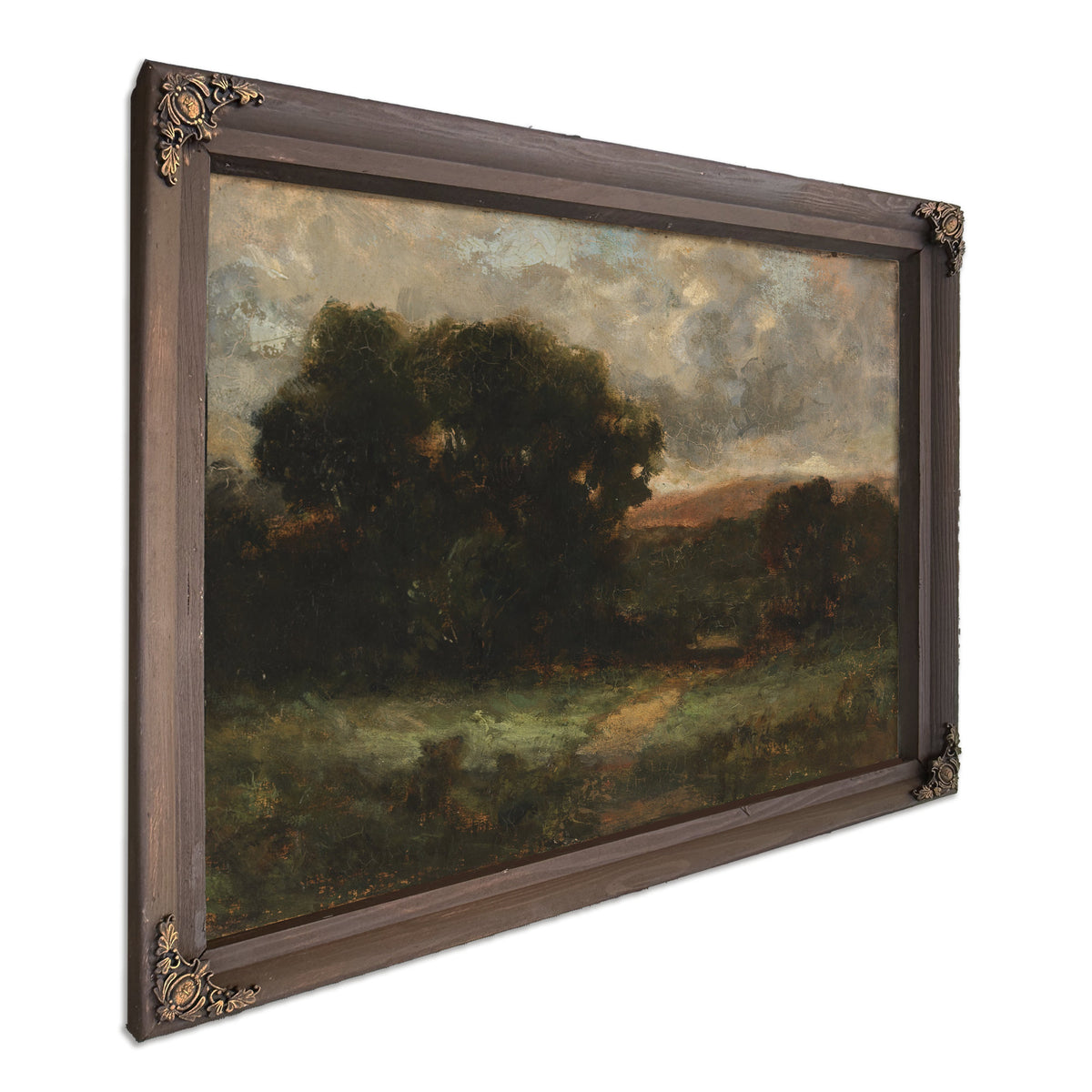 Untitled Landscape Meadow Trees By Mitchell Bannister