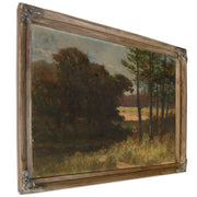 Untitled Landscape Trees Woman By Mitchell Bannister