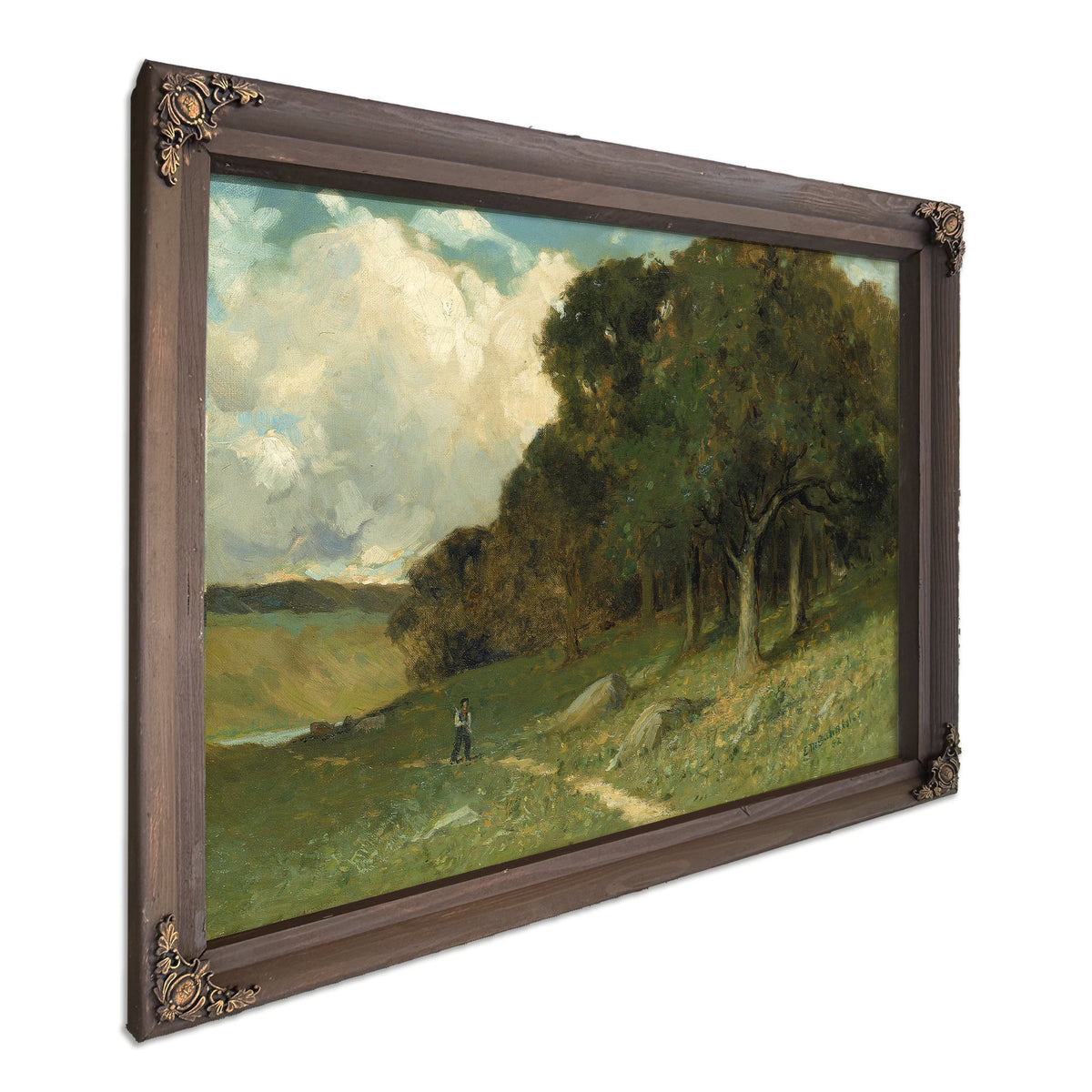 Untitled Man Path Trees Background By Mitchell Bannister