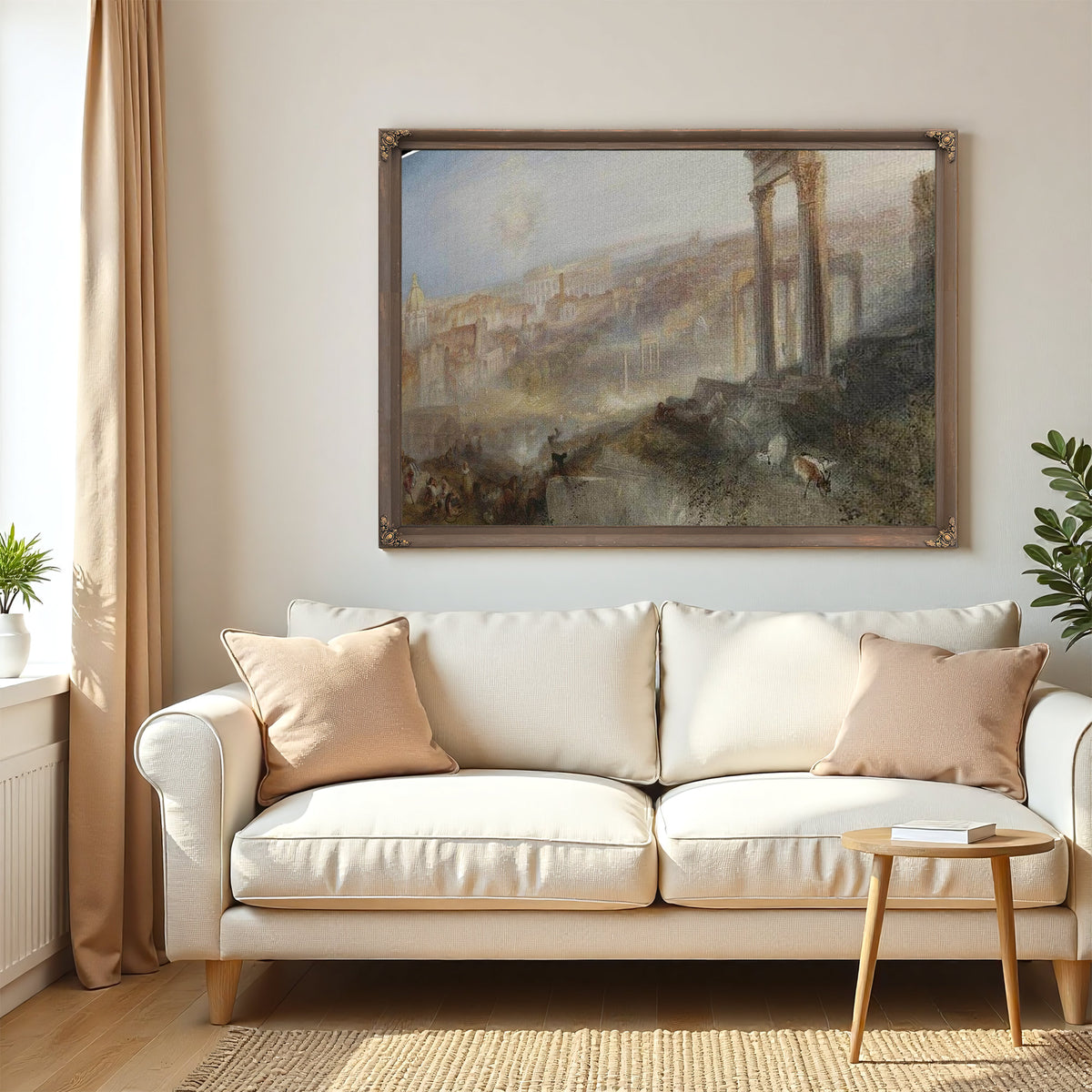 Modern Rome Campo Vaccino By Joseph Mallord William Turner