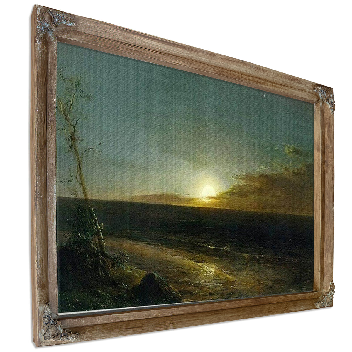 Moonrise (The Rising Moon) By Frederic Edwin Church