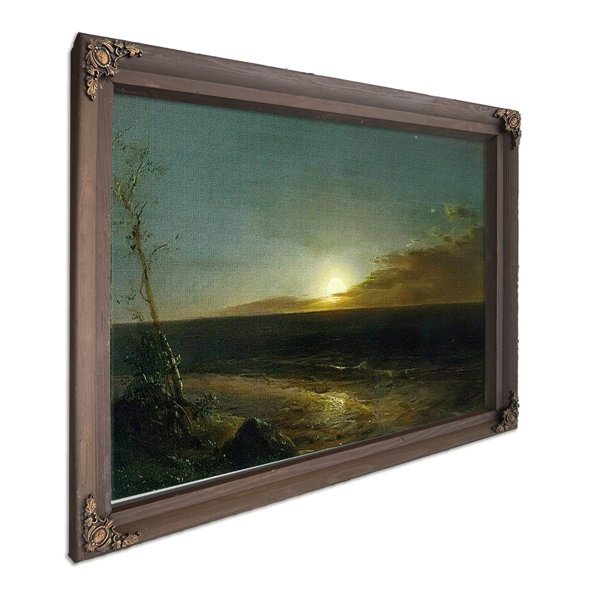Moonrise (The Rising Moon) By Frederic Edwin Church