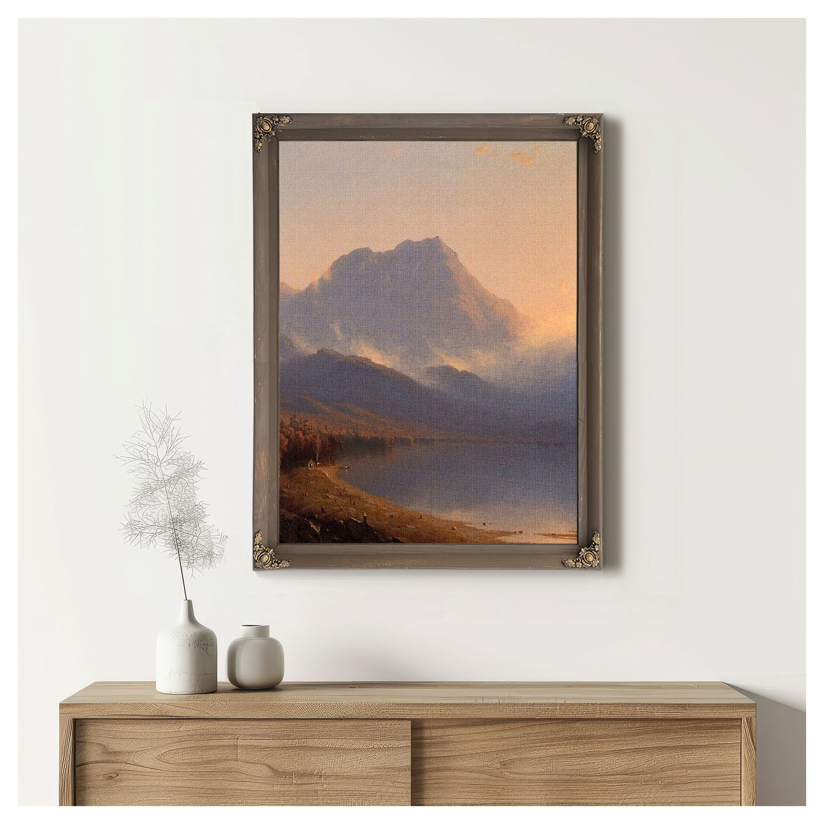 Morning In The Adirondacks By Sanford Robinson Gifford