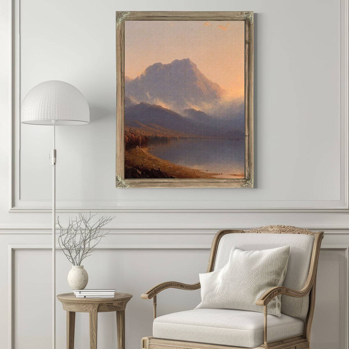 Morning In The Adirondacks By Sanford Robinson Gifford