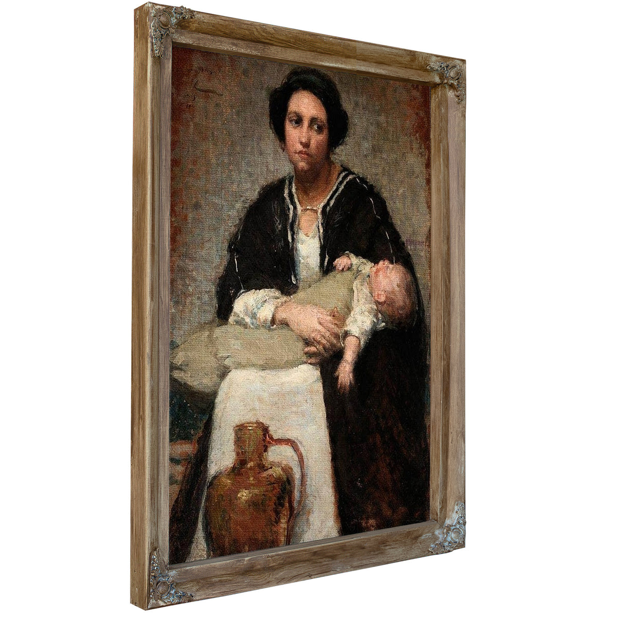 Mother And Sleeping Baby By Alice Pike Barney