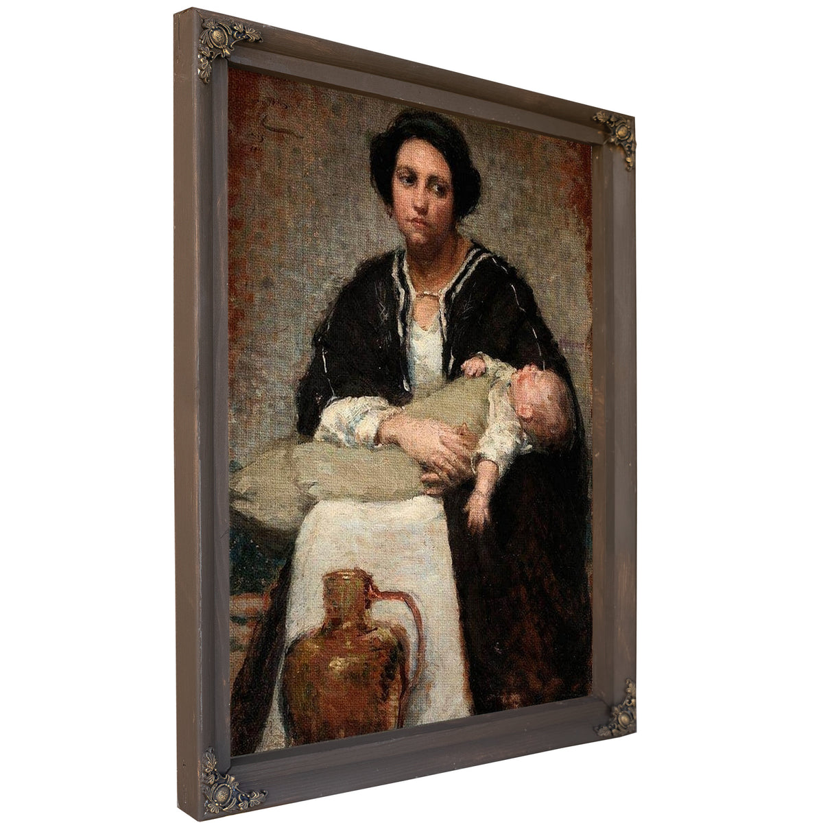 Mother And Sleeping Baby By Alice Pike Barney