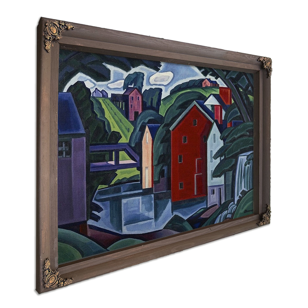 Motive Of Space And Form By Oscar Bluemner