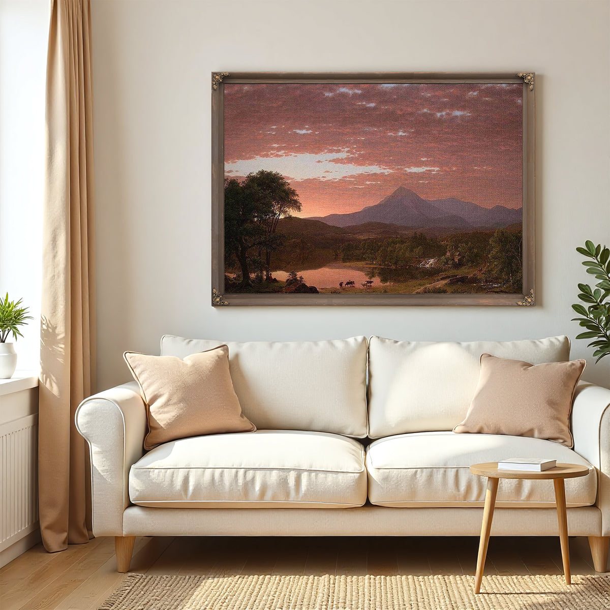 Mountain Ktaadn By Frederic Edwin Church