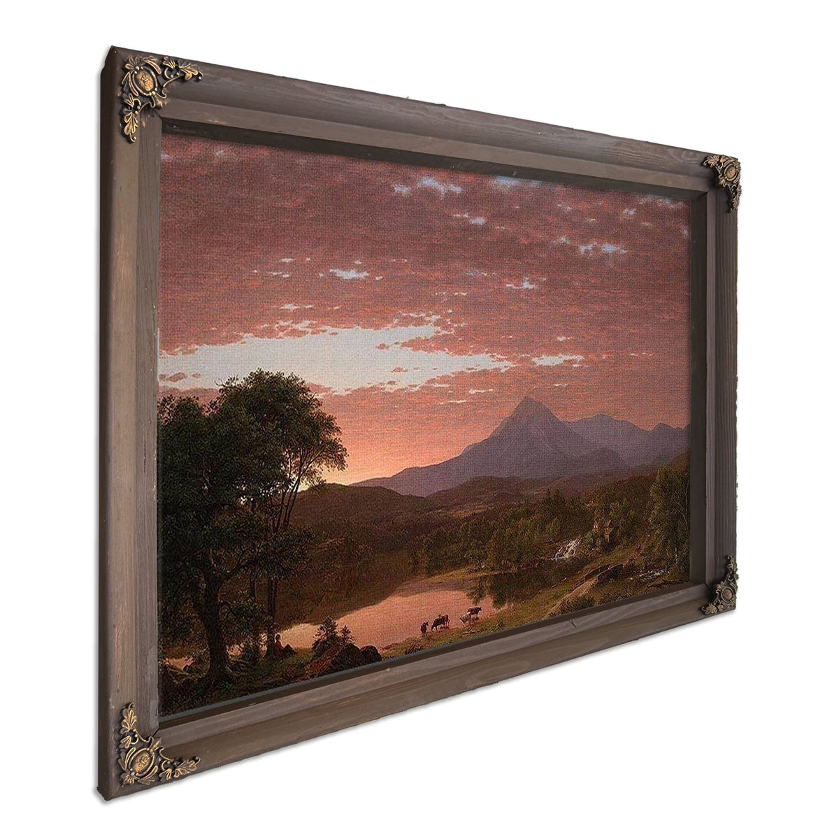 Mountain Ktaadn By Frederic Edwin Church