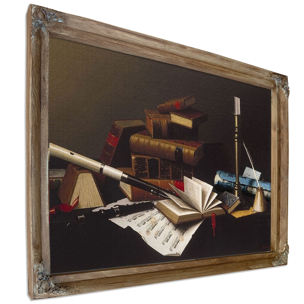 Music And Literature By William Michael Harnett