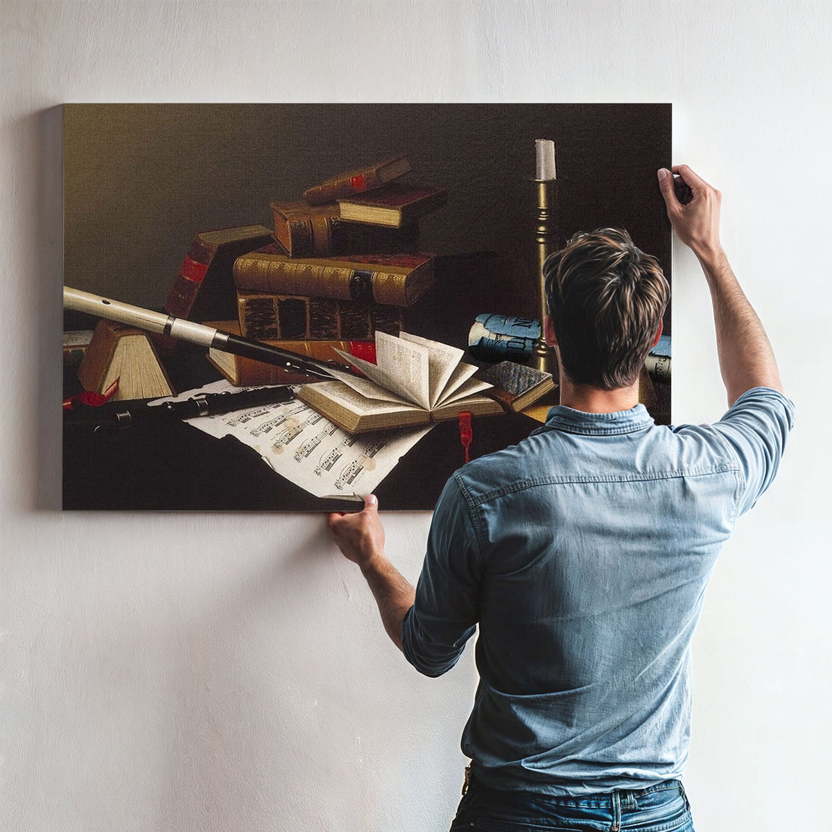 Music And Literature By William Michael Harnett