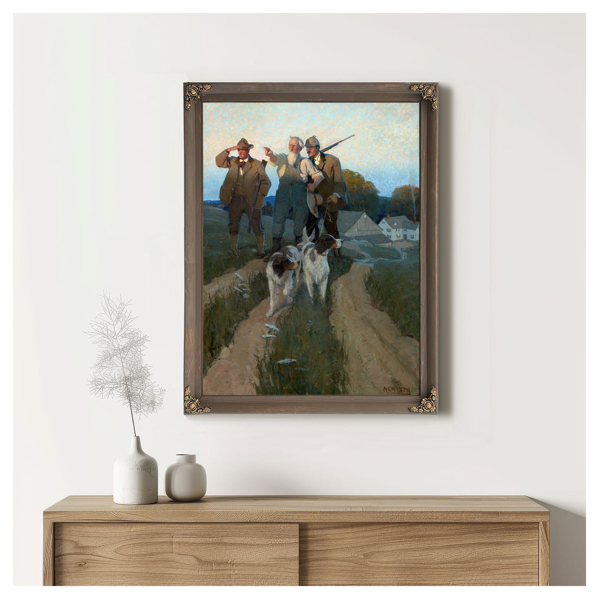 Newell Convers Wyeth Over Yonder By N C Wyeth