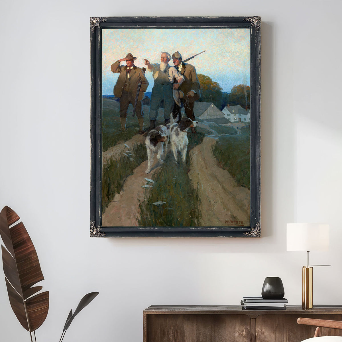 Newell Convers Wyeth Over Yonder By N C Wyeth