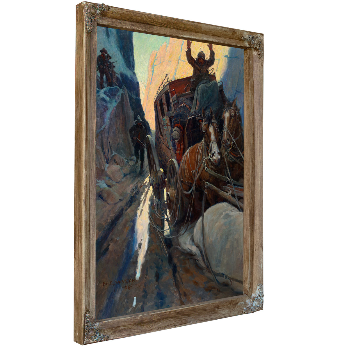 Newell Convers Wyeth Hands Up By N C Wyeth