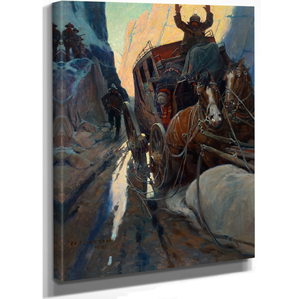 Newell Convers Wyeth Hands Up By N C Wyeth