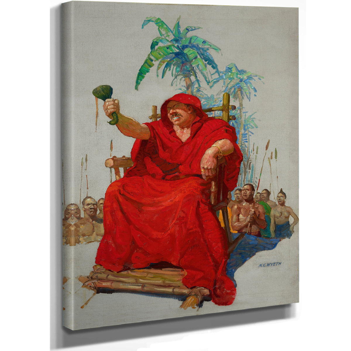 Newell Convers Wyeth Red Robe By N C Wyeth