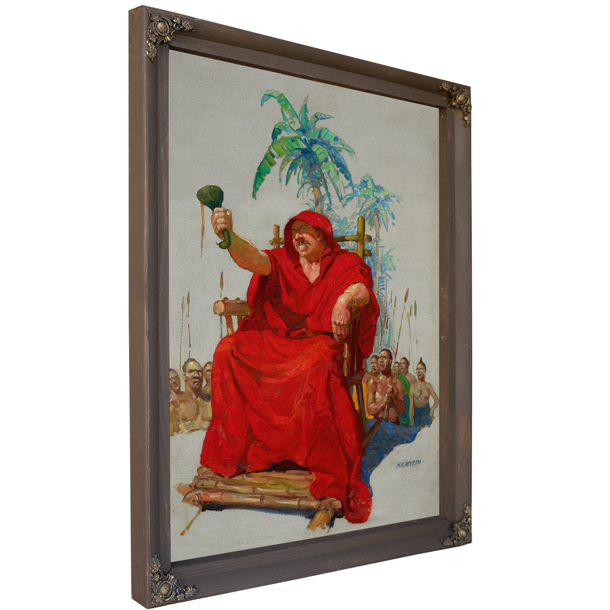 Newell Convers Wyeth Red Robe By N C Wyeth