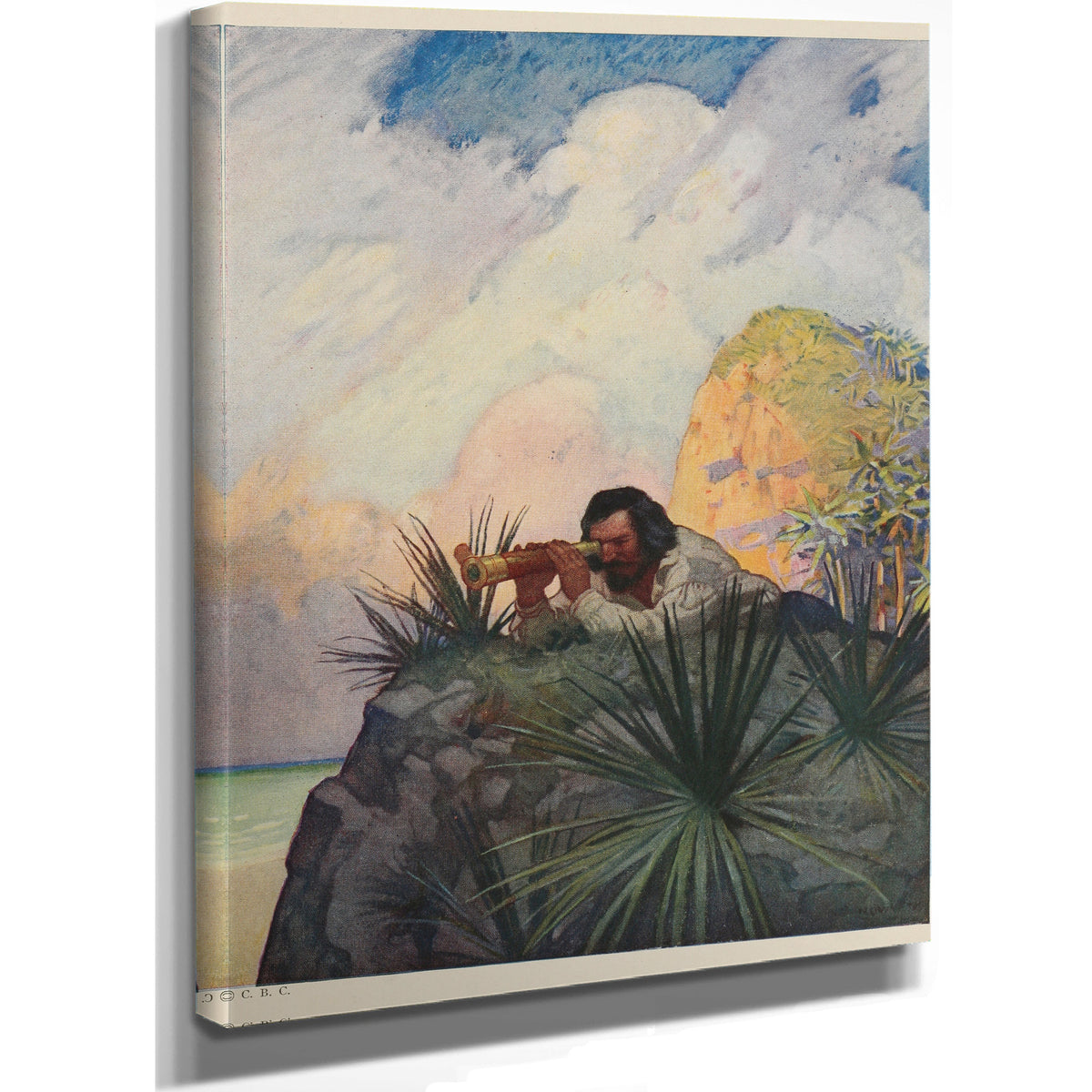Newell Convers Wyeth I Laid Me By N C Wyeth