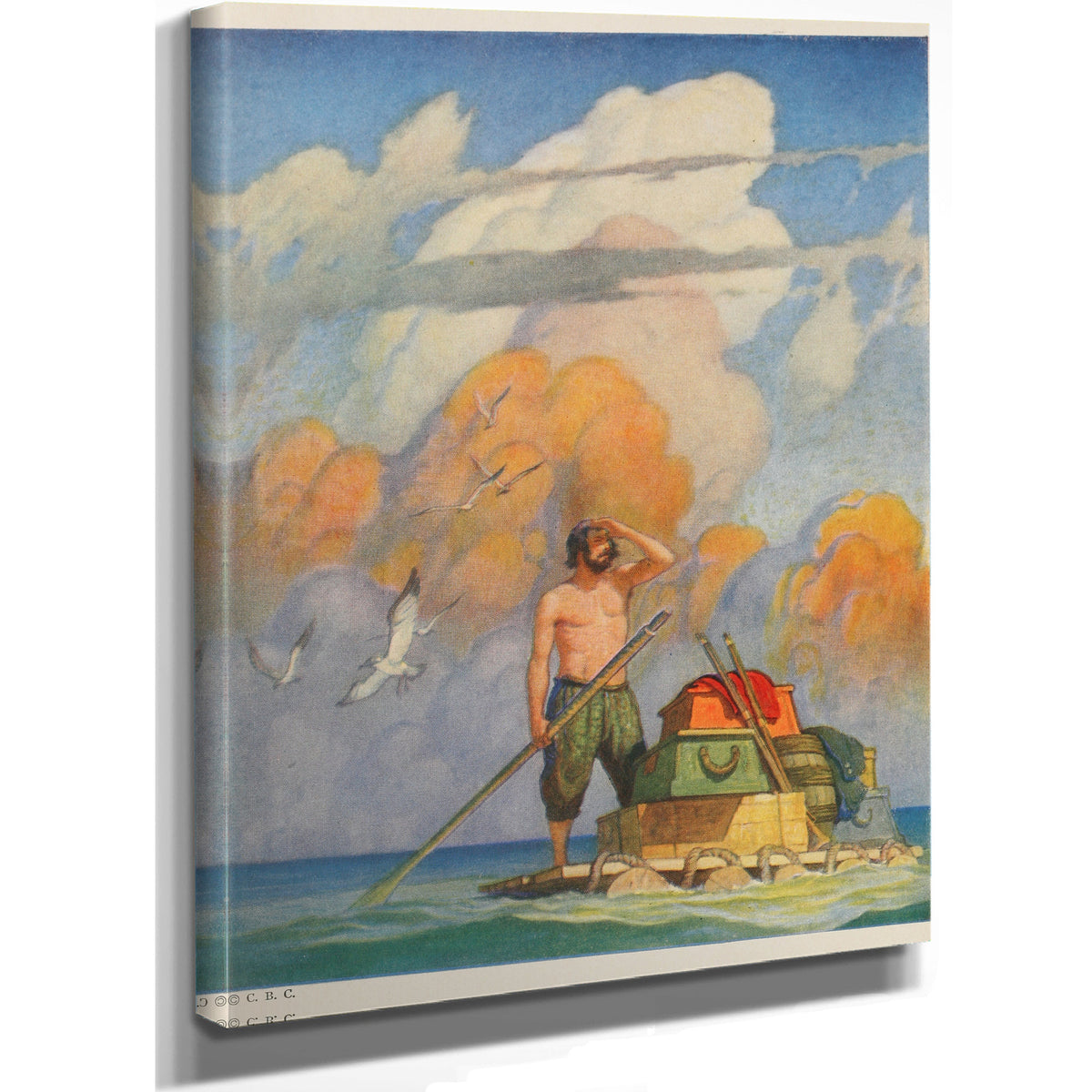 Newell Convers Wyeth a Mile Or By N C Wyeth