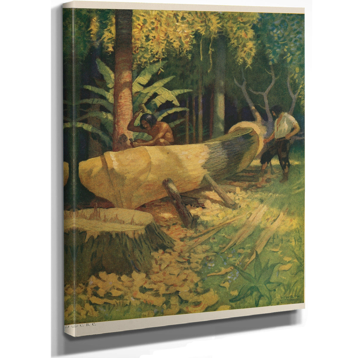 Newell Convers Wyeth We Cut Hewed By N C Wyeth