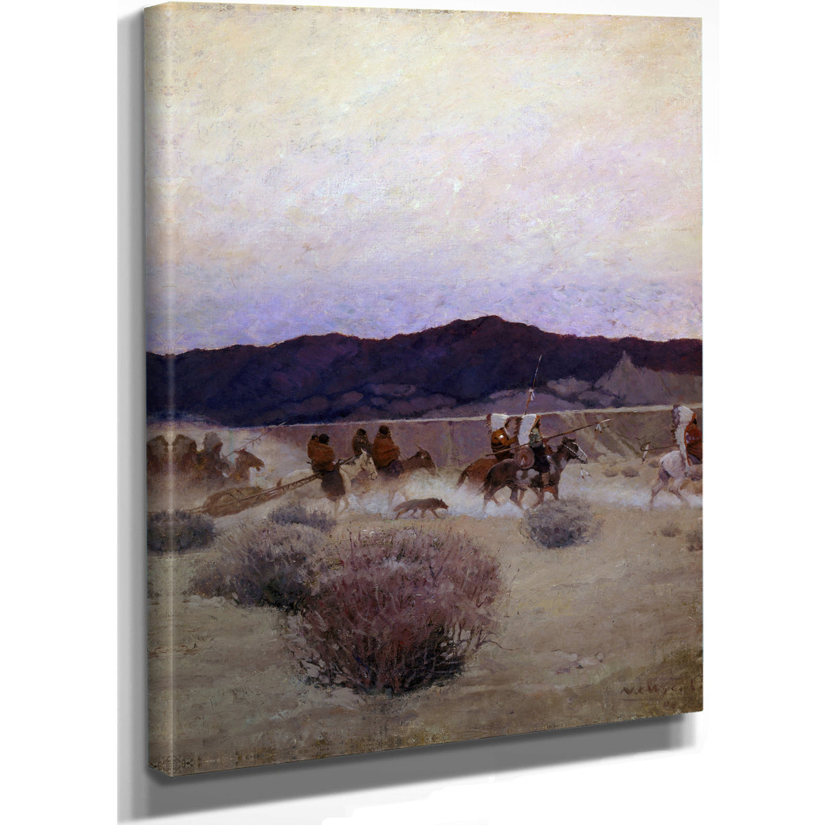 Newell Convers Wyeth Moving Camp By N C Wyeth