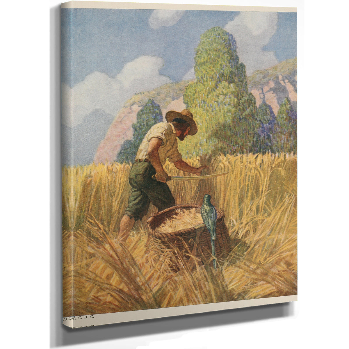 Newell Convers Wyeth I Reaped It By N C Wyeth