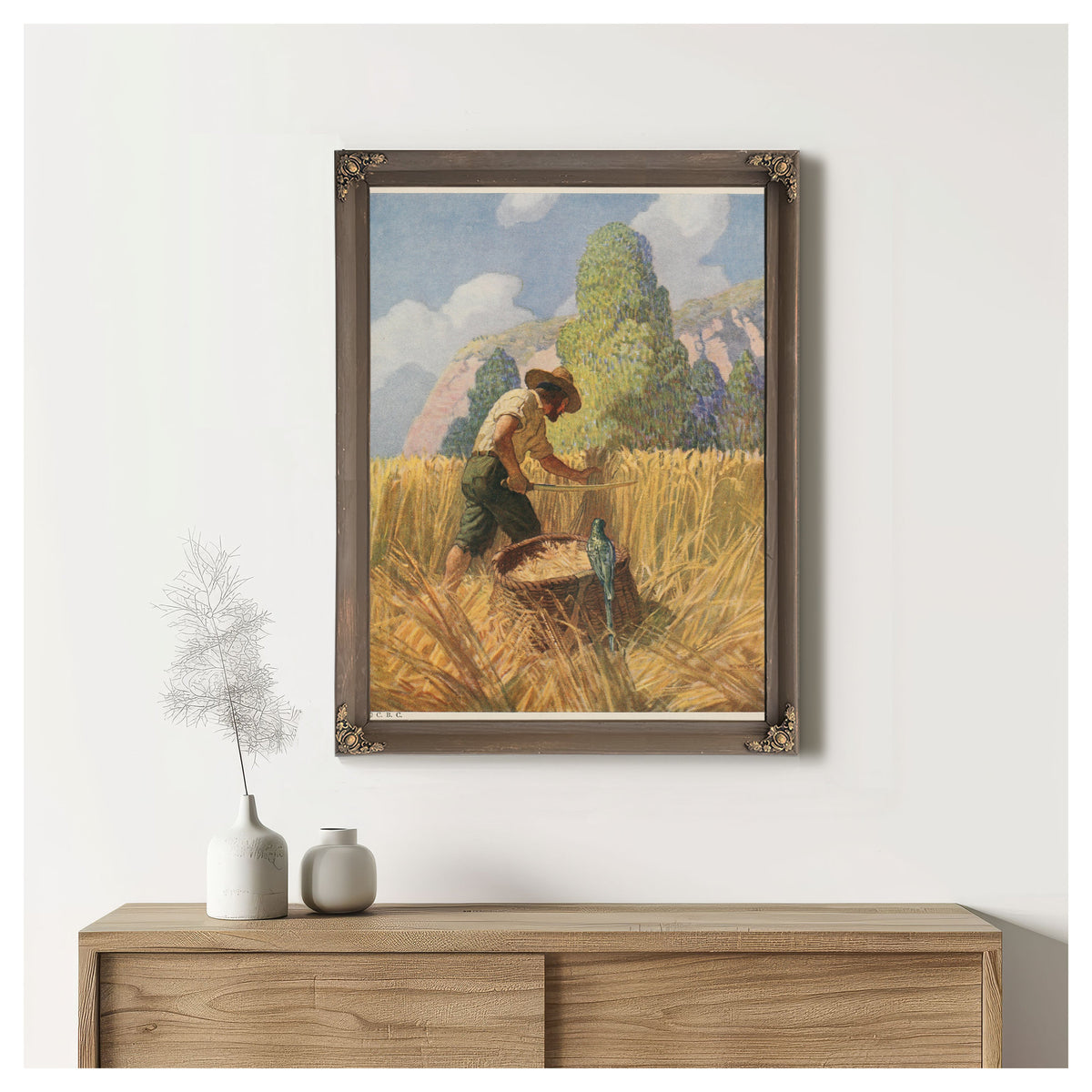 Newell Convers Wyeth I Reaped It By N C Wyeth
