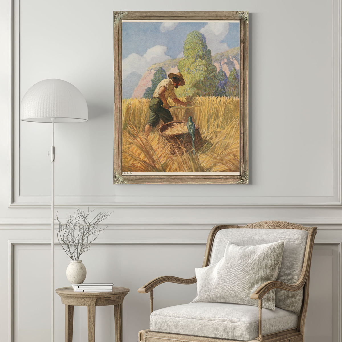 Newell Convers Wyeth I Reaped It By N C Wyeth