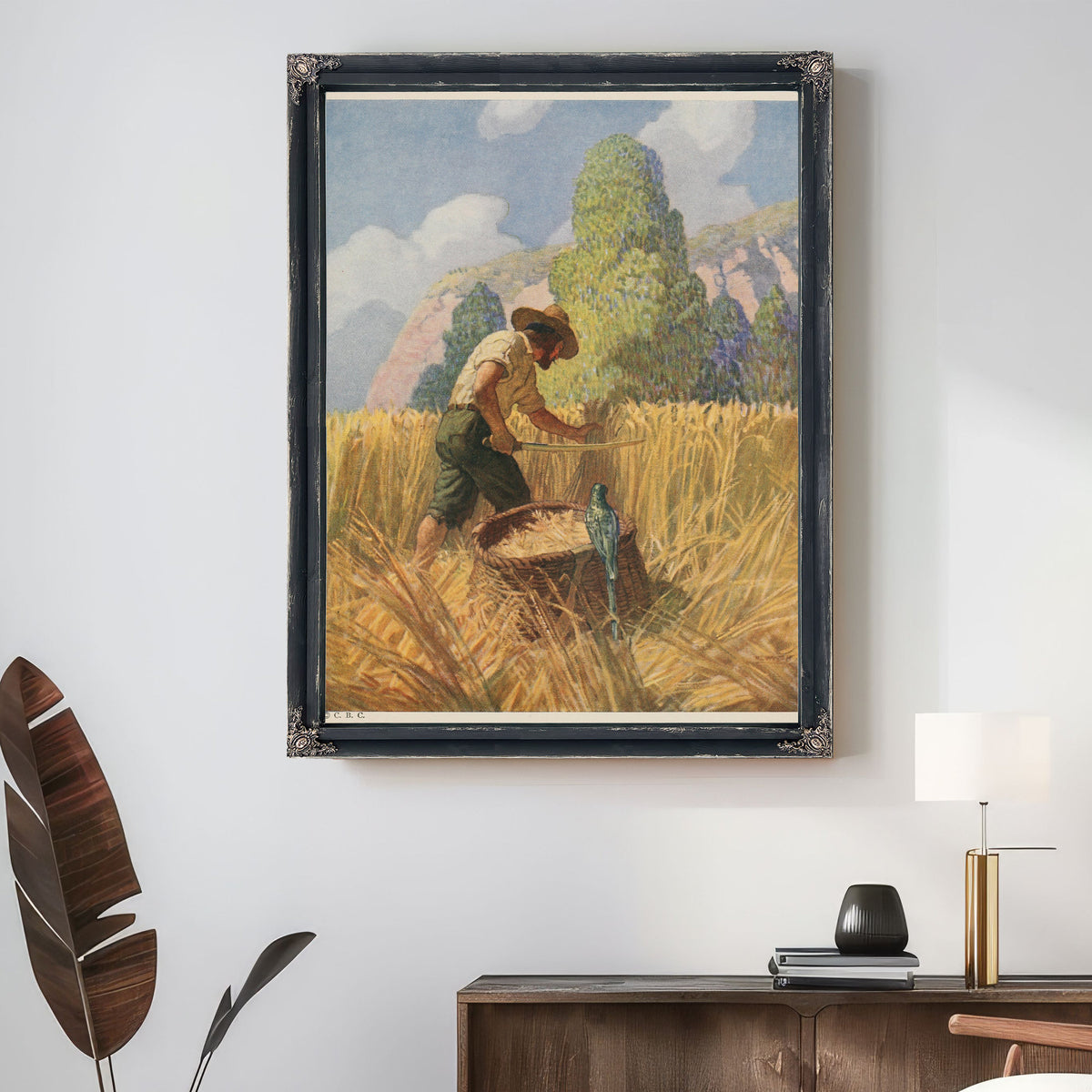 Newell Convers Wyeth I Reaped It By N C Wyeth